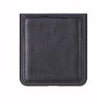Bloominbag Bloomcase Flex Obsidian Black Hakiki Deri Samsung Galaxy Z Flip 7 Kılıf(6.9
