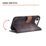 Bloominbag Bloomcase Magic Wallet Ash Mist Gray Hakiki Deri Iphone 17 Air(6.5