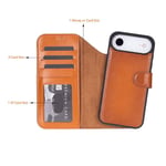 Bloominbag Bloomcase Magic Wallet Urban Tan Hakiki Deri Iphone 17 Air(6.5