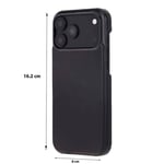 Bloominbag Bloomcase Vectra Obsidian Black Iphone 18 Pro Magsafe Hakiki Deri Kılıf