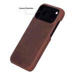 Bloominbag Bloomcase Vectra Saddle Heritage Brown Iphone 18 Pro Max Magsafe Hakiki Deri Kılıf