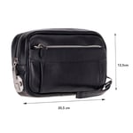Bloominbag Bloomclutch Forge Obsidian Black Luxe Hakiki Deri Unisex Clutch