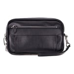 Bloominbag Bloomclutch Forge Obsidian Black Luxe Hakiki Deri Unisex Clutch