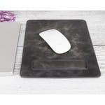 Bloominbag Bloomdesk Ease Stone Grey Hakiki Deri Bilek Destekli Mouse Pad