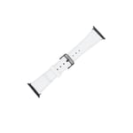 Bloominbag Bloominband Ivory White Deri Apple Watch Kordonu-44/45/46/49mm
