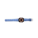 Bloominbag Bloominband Midnight Marine Croco Deri Apple Watch Kordonu-44/45/46/49mm