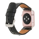 Bloominbag Bloominband Obsidian Black Deri Apple Watch Kordonu-44/45/46/49mm