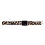 Bloominbag Bloominband Savanna Leopard Deri Apple Watch Kordonu-44/45/46/49mm
