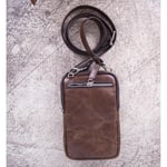 Bloominbag Bloomnino Mahogany Brown Hakiki Deri Crossbody Çanta