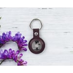 Bloominbag Bloompaw Crimson Flame Hakiki Deri Airtag Kılıfı