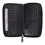 Bloominbag Bloomporter Obsidian Black Hakiki Deri Telefon Bölmeli Cüzdan