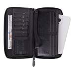 Bloominbag Bloomporter Obsidian Black Hakiki Deri Telefon Bölmeli Cüzdan