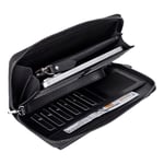 Bloominbag Bloomporter Obsidian Black Hakiki Deri Telefon Bölmeli Cüzdan