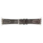 Bloominbag Bloomstrap Avilla Ash Gray Hakiki Deri Apple Watch Kayışı-44/45/46/49mm