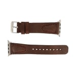 Bloominbag Bloomstrap Avilla Coffee Hakiki Deri Apple Watch Kayışı-44/45/46/49mm