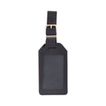 Bloominbag Bloomtag Atlas Obsidian Black Hakiki Deri Valiz Kimlik Etiketi