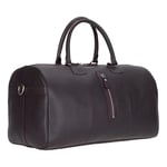 Bloominbag Bloomvoyager Cognac Clay Hakiki Deri Seyahat Çantası – Unisex Hafta Sonu Duffle Seyahat Çantası