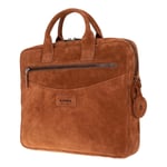 Bloominbag Camel Still Hakiki Süet Deri 13-14 Inç Macbook/laptop Çantası