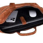 Bloominbag Camel Still Hakiki Süet Deri 13-14 Inç Macbook/laptop Çantası