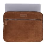 Bloominbag Camel Still Hakiki Süet Deri 13-14 Inç Macbook/laptop Kılıfı