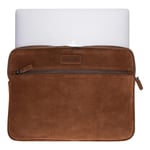 Bloominbag Camel Still Hakiki Süet Deri 15-16 Inç Macbook/laptop Kılıfı