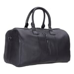 Bloominbag Dolly Voyager Pebble Black Hakiki Deri Weekender & Duffle Seyahat Çantası