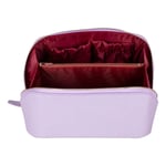Bloominbag Ella Lilac Dusk Bloom – Deri Seyahat Ve Makyaj Çantası