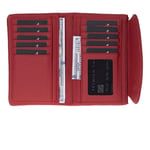 Bloominbag Élia Crimson Red Medium Deri Kadın Cüzdan & Clutch