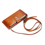 Bloominbag Lozan Strap Cognac Tan Gerçek Deri Çapraz Askılı Telefon Bölmeli Cüzdan Çanta