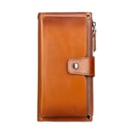 Bloominbag Lozan Strap Cognac Tan Gerçek Deri Çapraz Askılı Telefon Bölmeli Cüzdan Çanta