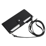 Bloominbag Lozan Strap Shadow Black Gerçek Deri Çapraz Askılı Telefon Bölmeli Cüzdan Çanta