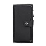 Bloominbag Lozan Strap Shadow Black Gerçek Deri Çapraz Askılı Telefon Bölmeli Cüzdan Çanta