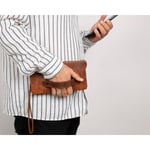 Bloominbag Majeste Rust Brown Curated Deri Clutch Bag