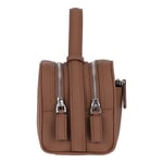 Bloominbag Miren Cognac Tan Hakiki Deri Unisex Seyahat Bakım & Organizer Clutch Çanta