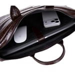 Bloominbag Mocha Croco Hakiki Deri 15-16 Inç Macbook/laptop Çantası