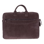 Bloominbag Mocha Still Hakiki Süet Deri 15-16 Inç Macbook/laptop Çantası