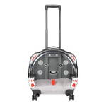 Bloominbag Pawbuddy Clear Travelmate– Gri Ve Şeffaf Tekerlekli Lüks Evcil Hayvan Taşıma Çantası
