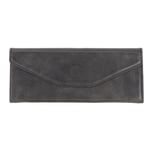 Bloominbag Prisma Charcoal Graphite Deri Gözlük Kılıfı – Mıknatıslı Üçgen Tasarım