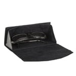 Bloominbag Prisma Charcoal Graphite Deri Gözlük Kılıfı – Mıknatıslı Üçgen Tasarım