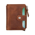 Bloominbag Siena Saddle Brown Mekanizmalı Deri Cüzdan & Kartlık (rfid Korumalı)