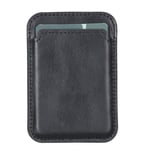 Bloominbag Snapé Noir Black Mıknatıslı Deri Telefon Kartlık