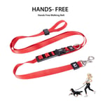 Bloominbag Swissplus Urban Paws Crimson Red Hands-free Ayarlanabilir Köpek Kordonu – 20mm