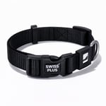 Bloominbag Swissplus Urban Paws Köpek Tasması – Noir Black | Ayarlanabilir, Dayanıklı, Hafif-15mm