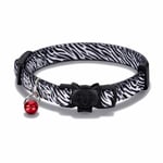 Bloominbag Swissplus Urban Paws Zebra Noir Recycled Kedi Tasması- 10 Mm