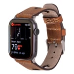 Bloominbag Valais Siena Tan Leather Apple Watch Kordon-44/45/46/49mm
