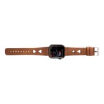 Bloominbag Valais Siena Tan Leather Apple Watch Kordon-44/45/46/49mm