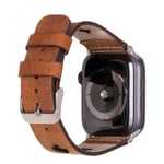 Bloominbag Valais Siena Tan Leather Apple Watch Kordon-44/45/46/49mm