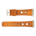 Bloominbag Valais Tan Leather Apple Watch Kordon-44/45/46/49mm