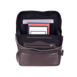 Bloominbag Vicenza Espresso Roast 13–14 Inç Laptop Bölmeli Hakiki Deri Sırt Çantası