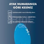 BLUE GEL Klasik Ayakkabılar için Memory Foam Masaj Etkili Tabanlık, Hafızalı Sünger (40-45)